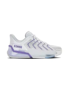 Kswiss Ultrashot 4 Clay Blanc/Violet Femme | Ofertas de Padel